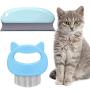 2 Pieces Cat Massage Comb Cat Shell Comb Pet Hair Cleaning Remover Brush Cat Grooming Comb Hair Removal Brush for Cleaning Cars Furniture Carpet Sofa Clothes