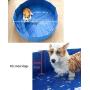 None Brand PetsBark Foldable Dog Swimming Pool, Hard PVC Placstic Pet Bathing Tub, Collapsible Kiddie Outdoor Swimming Pool for Pets, Dogs, Cats, Kids, Red and Blue Send Randomly