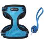 Meeyou Adjustable Soft Mesh Cat Harness with Leash