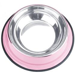 Weebo Pets Pink Stainless Steel No-Tip Food Bowls - Choose Your Size, 4-Ounce to 72-Ounce