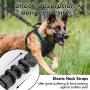 rabbitgoo Dog Harness No Pull, Adjustable Dog Walking Harness with 2 Metal Clips & Shock-Absorbing Bungee Straps, Soft Padded Pet Vest Chest Harness Reflective with Handle for Medium Dogs (Black, M)