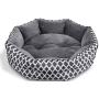 JOYO Cat Bed, 20 inch Pet Bed Machine Washable for Cats or Small Dogs Double Sided Cushions Calming Indoor Cushion Bed with Non-Slip Bottom for Improved Sleep, Soft Round Sofa Bed for Kitties Puppy