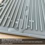 Evelots Cat/Dog Food Mat-Silicone-Nonslip-Waterproof-with Rivets-Dishwasher Safe