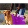 Hertzko Microfiber Pet Bath Towel, Ultra-Absorbent & Machine Washable for Small, Medium, Large Dogs and Cats (Purple) Hertzko Microfiber Pet Bath Towel, Ultra-Absorbent & Machine Washable for Small, Medium, Large Dogs and Cats (Purple)