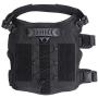 RubRab Tactical Dog Harness Vest Medium with Handle Pulling, Military Working Dog Molle Vest with Free Bungee Dog Leash