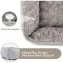 FURTIME Durable Dog Bed for Large Medium Small Dogs Soft Washable Pet Bed Breathable Rectangle Sleeping Bed Anti-Slip Bottom (24'' x 21'' x 8'', Grey) FURTIME Durable Dog Bed for Large Medium Small Dogs Soft Washable Pet Bed Breathable Rectangle Sleeping Bed Anti-Slip Bottom (24'' x 21'' x 8'', Grey)
