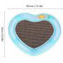 HERCHR Cat Scratching Pad Board Pet Kitten Heart-Shaped Scratcher Bell Balls Training Toys,3 Colors
