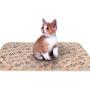 2 Pack iNNEXT Puppy Blanket for Pet Cushion Small Dog Cat Bed Soft Warm Sleep Mat, Pet Dog Cat Puppy Kitten Soft Blanket Doggy Warm Bed Mat Paw Print