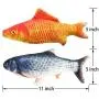 2 Pack Electric Moving Fish Cat Toy, Realistic Plush Simulation Electric Wagging Fish Cat Toy Catnip Kicker Toys, Funny Interactive Pets Pillow Chew Bite Kick Supplies for Cat Kitten Kitty 2 Pack Electric Moving Fish Cat Toy, Realistic Plush Simulation Electric Wagging Fish Cat Toy Catnip Kicker Toys, Funny Interactive Pets Pillow Chew Bite Kick Supplies for Cat Kitten Kitty