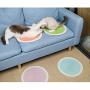 N/P Cat Scratch Pad for Small and Medium Cat, Natural Cotton Cat Scratcher Mat, Cat Claw Grinding Pad, Mat for Cat Nest & Protect Carpets and Sofas Alfombrilla para Rascar Gato (Diameter: 14.1''/36CM)