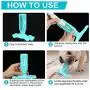 meihao Pet Dog Toys Toothbrush Toothbrush Dog Decompression Elastic Rubber Molar bite Resistant pet Toys