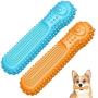 Dog Toys Puppy Chew Toys Teething Dog Bones Durable Tough Interactive Toys for Small and Medium Dogs Best Dog Birthday Gifts - 2 Pack