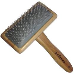 Slicker Dog Cat Grooming Brush - NO.1 for Deshedding Detangling and Dematting Small, Medium and Large Short to Long Hair Pets. Cut Shedding, Massage and Stimulate Healthy Coats.