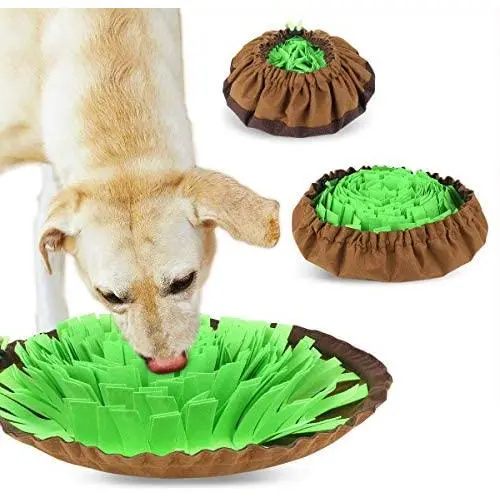 Xiaohudui Snuffle Mat for Dogs Treat Interactive Puzzle Toy Machine Washable Nosework Blanket for Feeding Medium Large Dogs, Feed Game for Boredom Xiaohudui Snuffle Mat for Dogs Treat Interactive Puzzle Toy Machine Washable Nosework Blanket for Feeding Medium Large Dogs, Feed Game for Boredom