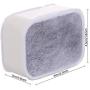 Pet Fountain Filters, Premium Replacement Pet Carbon Fountain Filters with 1Pcs Foam Filters 4Pcs Cotton Activated Carbon for Cats and Dogs Water Fountain