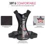 Pawaboo Dog Safety Vest Harness, Pet Car Harness Vehicle Seat Belt with Adjustable Strap and Buckle Clip, Easy Control for Driving Traveling Safety for Small Medium Dogs Cats