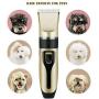 N/C Dog Hair Clipper Low Noise Pet Hair Clipper Rechargeable Dog Trimmer Cordless Pet Grooming Tool Professional Dog Hair Trimmer Comb Scissors Manicure Kit Cats and Other Hair Animals