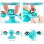 Equimedicos 2020 Newest Windmill Cat Toy - Cat Toy with LED and Catnip Ball, Cat Turntable Teasing Interactive Toy with a Suction Cup Base, Can be Cleaned, Rotary Massage Tickle Anti-bite