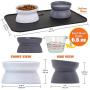 Kitty City Raised Cat Food Bowl Collection, Stress Free Pet Feeder and Waterer