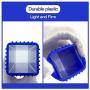 JL&LOVE Silicone Pet Hair Remover Brush Comb Grooming Brush, Cleaning for Furniture, Carpet, Clothes, Sofa, Car and Pet Nest-Blue