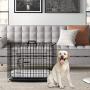 amorus Dog Bed Mat, Soft Plush Dog Crate Mat, Washable Warming Rectangle Dog Bed Pad for Medium Large Dogs (36x23inch)