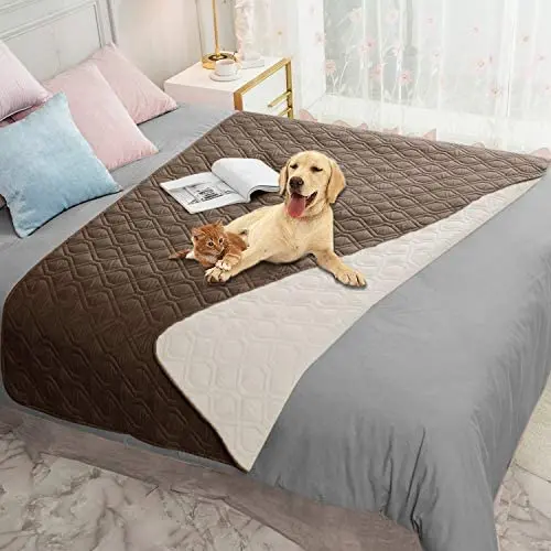 Ameritex Waterproof Dog Bed Cover Pet Blanket for Furniture Bed Couch Sofa Reversible Ameritex Waterproof Dog Bed Cover Pet Blanket for Furniture Bed Couch Sofa Reversible