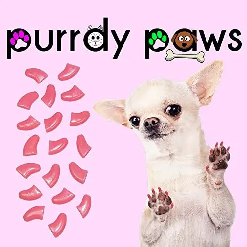 Purrdy Paws Soft Nail Caps for Dog Claws Soft Pink Purrdy Paws Soft Nail Caps for Dog Claws Soft Pink