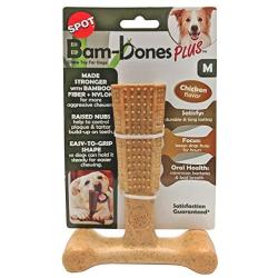 SPOT Bambone Plus Chew Toy for Dogs Chicken 6'', Assorted (54490)