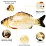 Flip Flop Fish Cat Toy, Electric Fish Cat Toy-Interactive Realistic Cat Toy Plush Simulation Fish Cat Toy-Wiggle Fish Catnip Toys-Funny Pets Chew Bite Supplies for Cat, Puppy, Kitten