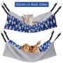 PERSUPER Cat Hammock Bed Comfortable Hanging Adjustable Pet Hammock Bed for Cats/Small Dogs/Rabbits/Other Small Animals