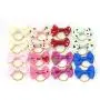 Gigamax(TM) 10pcs/lot Ribbon Pet Dog Hair Bow Small Puppy Rubber Band Hairpin Grooming Accessories