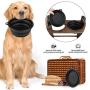 Emfogo Dog Bowls Elevated 3 Heights 4in 8in 13in Wood Raised Dog Bowl Stand with Double Collapsible Travel Bowls Raised Feeder for Dog Cat 16.7x15.5 inch Weathered Walnut