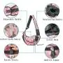 PETEMOO Pet Sling Carrier Bag, Hand-Free Dog Cat Outdoor Travel Shoulder Bag with Adjustable Strap& Zipper PETEMOO Pet Sling Carrier Bag, Hand-Free Dog Cat Outdoor Travel Shoulder Bag with Adjustable Strap& Zipper