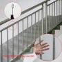 CM Child Safety Rail Net Balcony Protective Net Stair Railing Proof Mesh Banister Safety Guard with Zip Ties for Protect Baby Pets Toys Falling, Use Indoor Outdoor