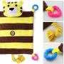 AWOOF Puppy Bed with Puppy Teething Toys, Pet Bed with Chew Squeak Rope Toys, All-in-One Durable Dog Bed Mat for New Puppies AWOOF Puppy Bed with Puppy Teething Toys, Pet Bed with Chew Squeak Rope Toys, All-in-One Durable Dog Bed Mat for New Puppies