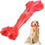 Dog Chew Toys for Aggressive Chewers Large Breed Tough Toothbrush Bone for Medium Large Dogs Indestructible Rubber Tug Sticks for Puppy Teeth Cleaning Dental Oral Care Puzzle Toys for Dog Gifts (S)