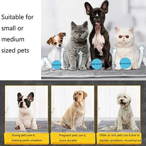 Hamiledyi Disposable Pet Pee Pads 50PCS Carbon Dog Training Wee Pads