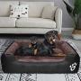 PUPPBUDD Pet Dog Bed for Medium Dogs(XXL-Large for Large Dogs),Dog Bed with Machine Washable Comfortable and Safety for Medium and Large Dogs Or Multiple