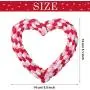 2 Pieces Valentines Day Heart Shaped Rope Dog Toy Pet Chew Toys Chew Toys for Dog Lover Valentines Dog Puppy Pets Tough Cotton Chewing Supplies (Dark Pink, Multicolor) 2 Pieces Valentines Day Heart Shaped Rope Dog Toy Pet Chew Toys Chew Toys for Dog Lover Valentines Dog Puppy Pets Tough Cotton Chewing Supplies (Dark Pink, Multicolor)