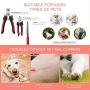 Dog & Cat Pet Nail Clippers and Trimmers with Safety Guard to Avoid Over Cutting Nails,Free Nail File,Razor Sharp Blade-Professional Grooming Tool
