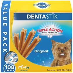 Pedigree DENTASTIX Adult & Puppy Toy/Small Treats for Dogs 5-20lbs.