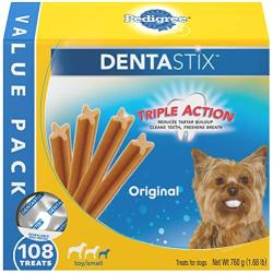 Pedigree DENTASTIX Adult & Puppy Toy/Small Treats for Dogs 5-20lbs.