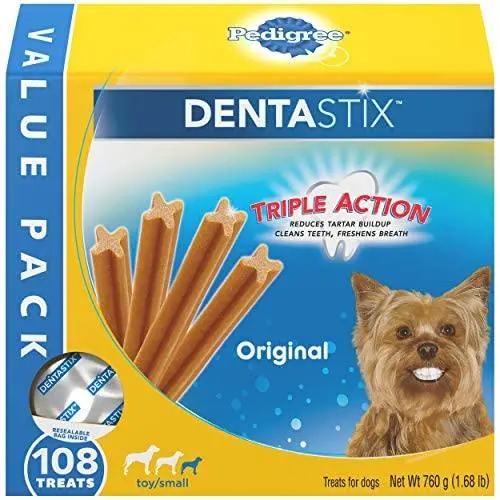 Pedigree DENTASTIX Adult & Puppy Toy/Small Treats for Dogs 5-20lbs. Pedigree DENTASTIX Adult & Puppy Toy/Small Treats for Dogs 5-20lbs.