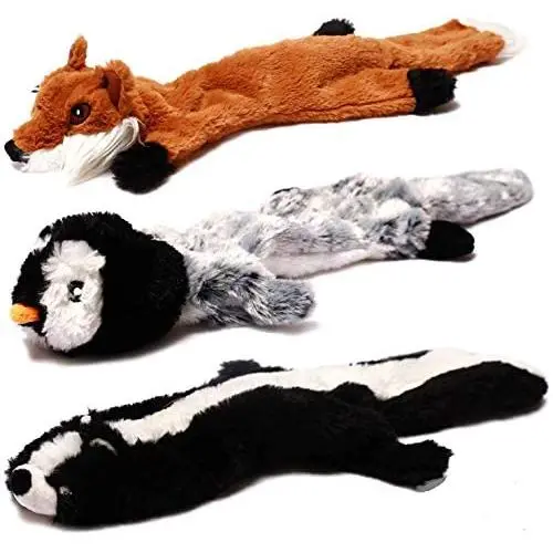 Dog Squeaky Toys No Stuffing, Crinkle Dog Toys for Small Dogs Durable Dog Chew Toys Plush Cute Animals Natural Puppy Toys for Teething Pet Toys Squeak Dog Squeaky Toys No Stuffing, Crinkle Dog Toys for Small Dogs Durable Dog Chew Toys Plush Cute Animals Natural Puppy Toys for Teething Pet Toys Squeak
