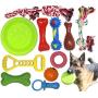 Jalousie Dog Plush Toy and Rope Toy Combos Dog Squeaky Toys for Small Medium Dog Puppy Mutt