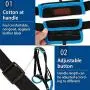 Doglemi Dog Lift Harness Portable Lifting Sling Support Strap Help Dogs with Weak Rear Legs Back for Small Large Dogs Surgery Recovery Walking Pain Relief S