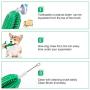 Dog Chew Toys, Dog Teeth Cleaning Toys, Dog Toothbrush Chew Toys, Natural Rubber Dental Toothbrush Toys, Puppy Brushing Stick Dental Oral Care for Pet, Toothbrush for Dog Puppies (Green)