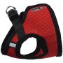 The Worthy Dog Step-in Sidekick Harness with Padded Mesh Velcro Adjustable, Outdoor, Easy Walk Vest Fits Small, Medium and Large Dogs-Red Color