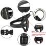 Dog Harness Easy Walk for Dogs Pug Life with Easy On and Off Reflective Vest and Padded Adjustable Gentle Lead