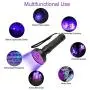 YOUTHINK UV Flashlight Blacklight Ultraviolet Black Light, UV Torch Detector with Glasses, Detecting Scorpion Dog and Cat Urine Stains (100 LEDs New Version)